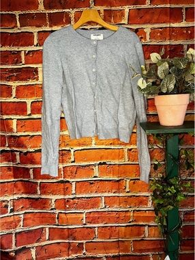 Old Navy Gray Button Down Sweater Cardigan